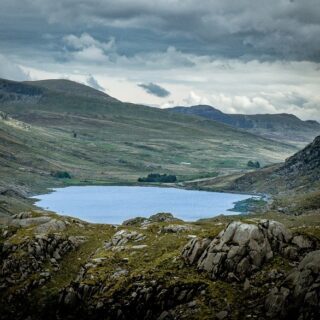 Beautiful shot from Snowdonia National Park, Trawsfynydd, Gwynedd, Wales, UK