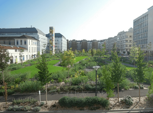 Un jardin thérapeutique à l’hôpital Necker créé par idverde