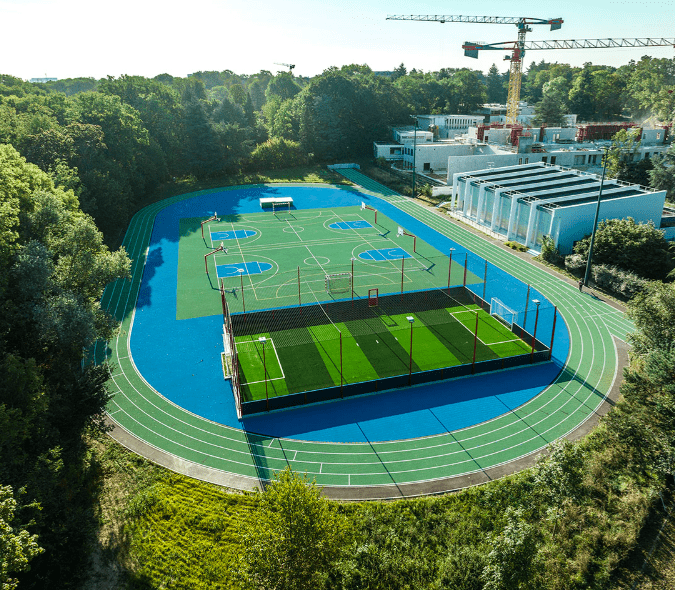 Notre agence idverde SPORT vous accompagne pour les aménagements sportifs.